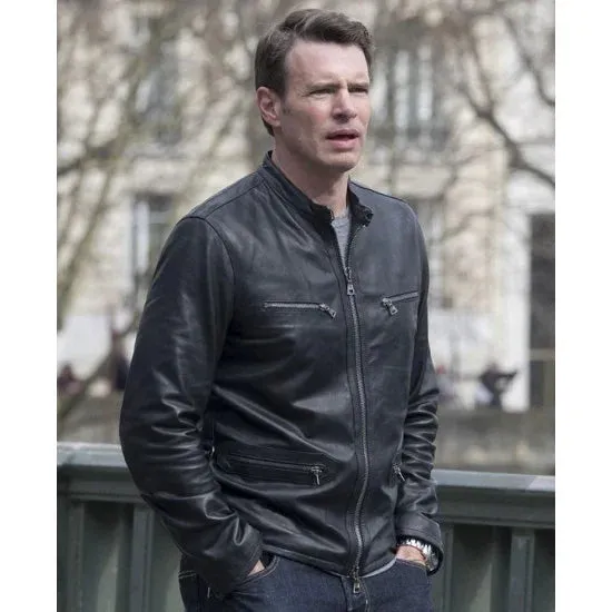 Whiskey Cavalier Scott Foley Real Leather Jacket