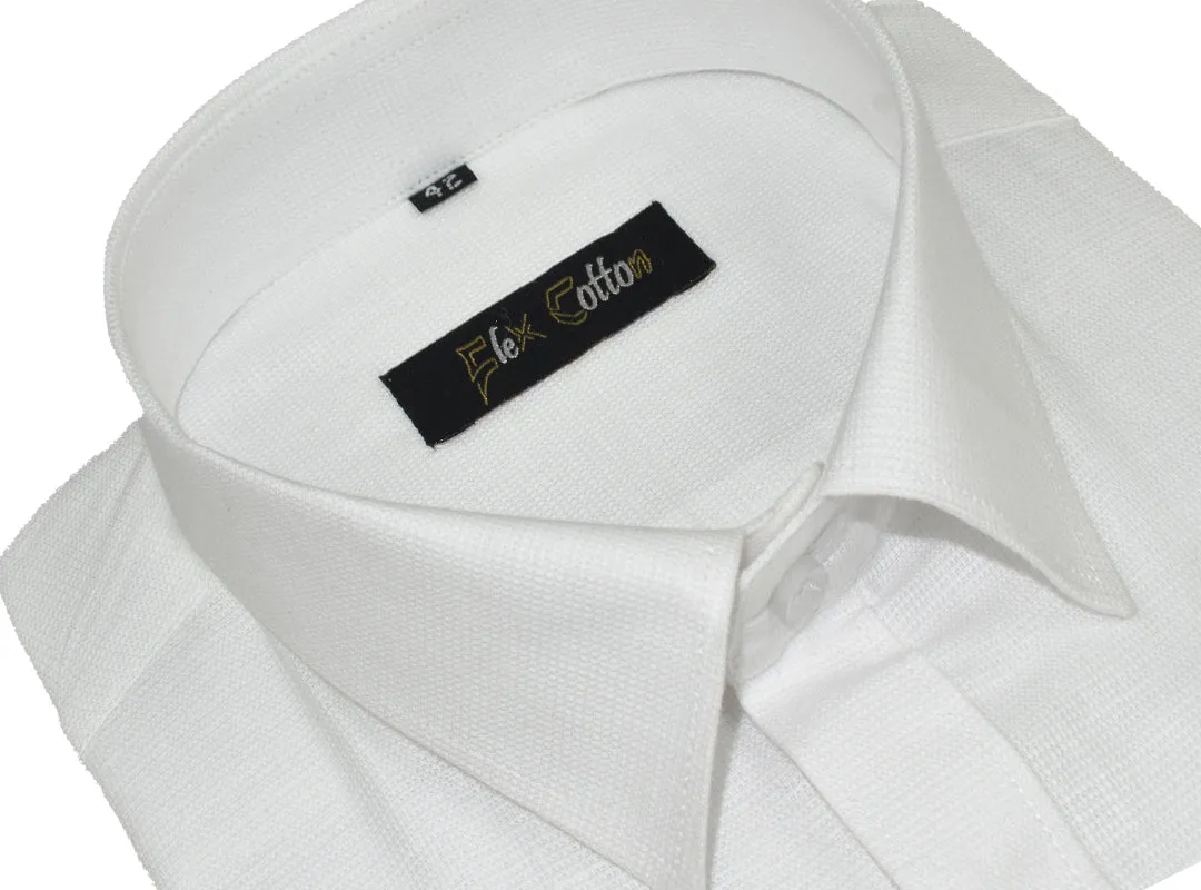 White Color Casa View Linen Shirt For Men's