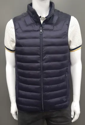 White Label Harding Quilted Gilet - Navy