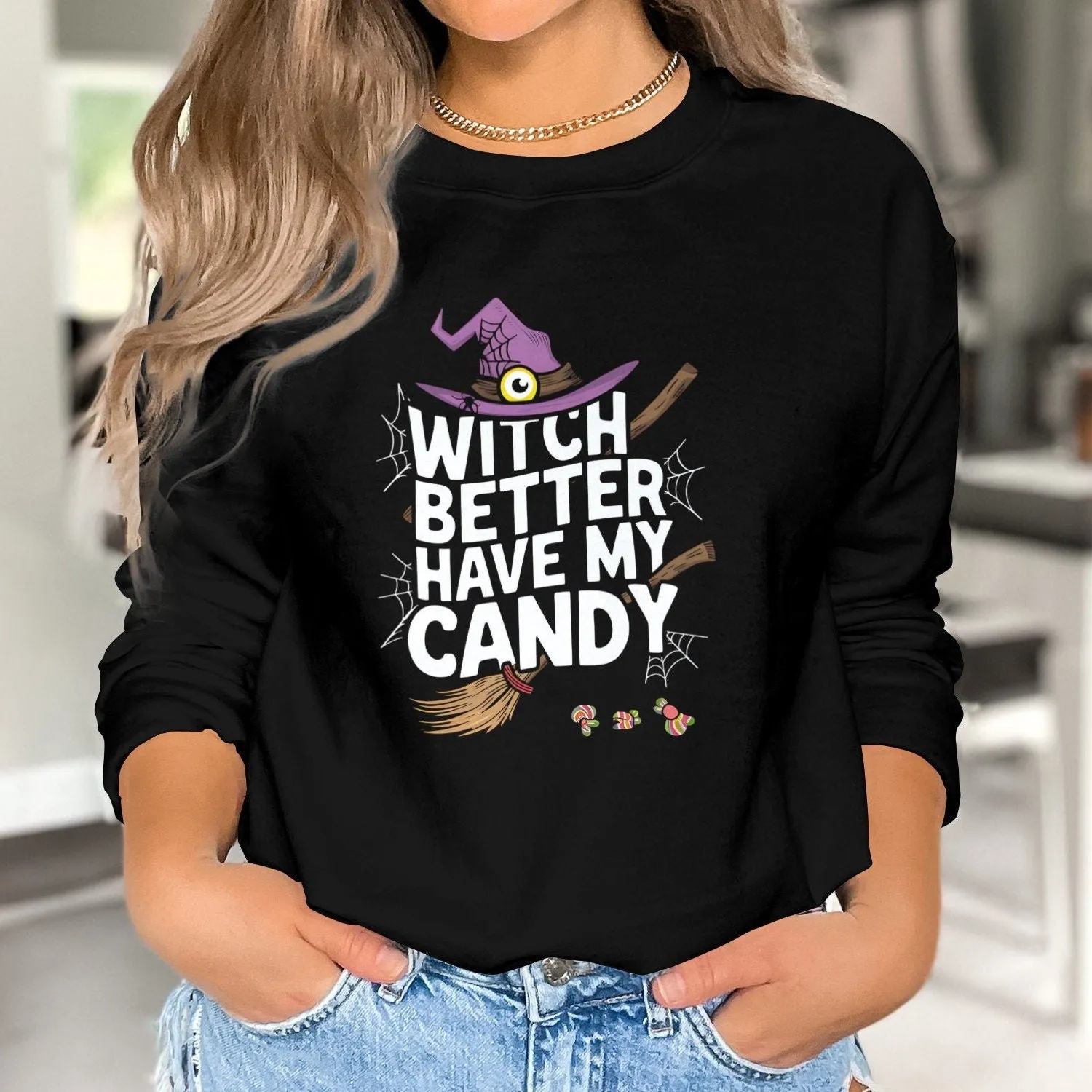 Witch Better Have My Candy T-Shirt, Funny Halloween T-Shirt, Trick or Treat Tee, Halloween Party Shirt, Cute Witch Tee,  Sassy Halloween