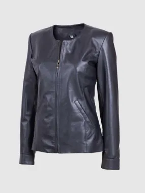 Women's Collarless Style Jacket