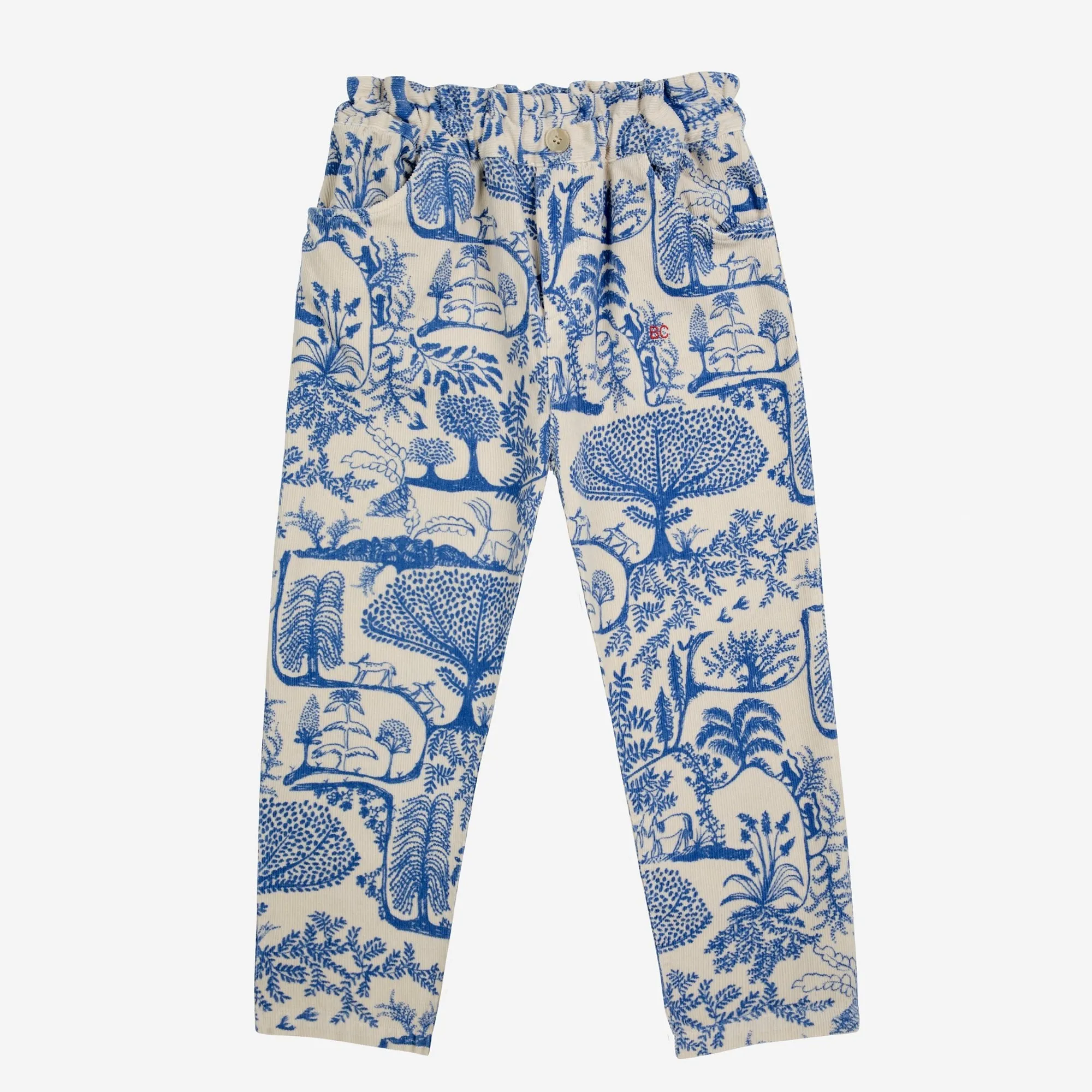 Wonderland Micro Corduroy Paperbag Pants by Bobo Choses