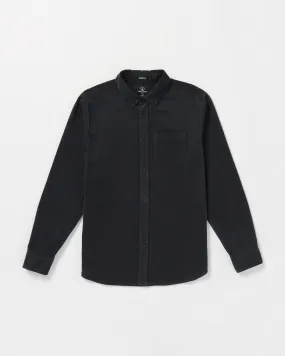 Zander Long Sleeve Shirt - Asphalt Black