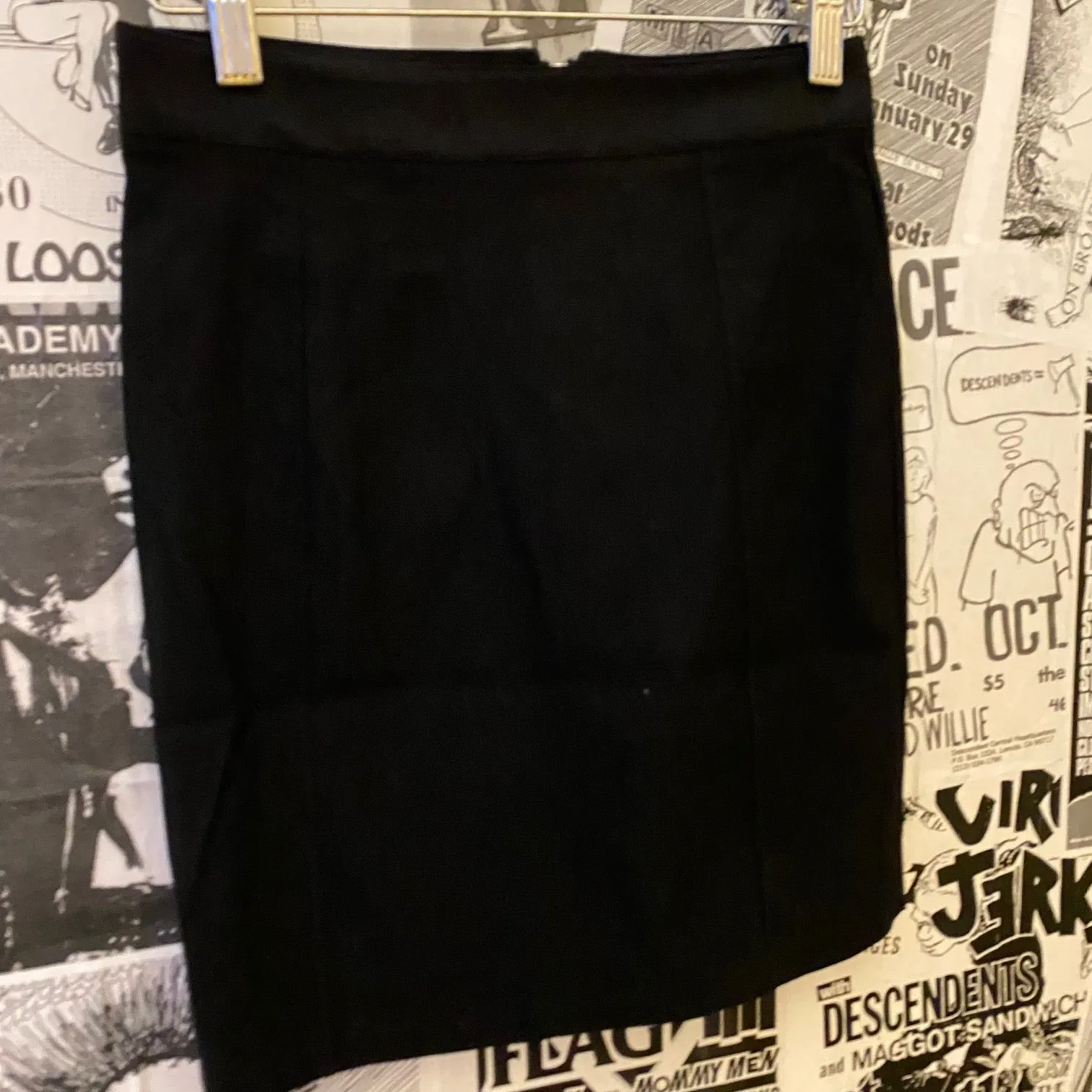 Zip Front Mini Skirt